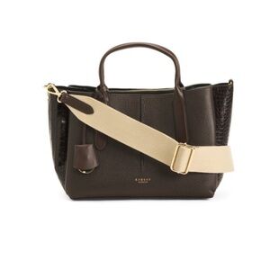 Radley London Brown leather hillgate place grab satchel